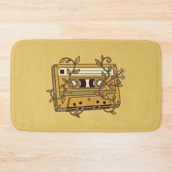 Item preview, Vintage Cassette Tape Floral Sticker | Retro Music Botanical Vine Flowers Aesthetic Illustration Art designed and sold by cannsuh.