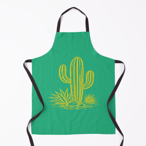 Item preview, Vintage Yellow Saguaro Cactus Garden Botanical Illustration designed and sold by KawaiiDesigns26.