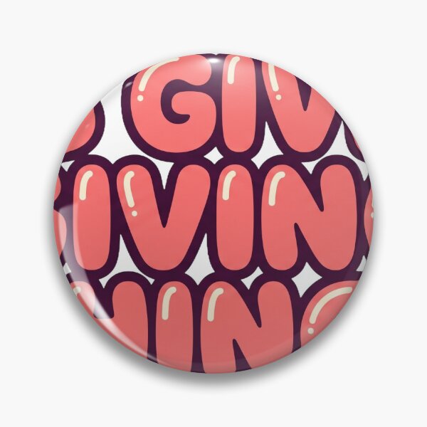 Item preview, It's Giving Unhinged Puffy Letter Sticker Design designed and sold by Ninjacatoff.
