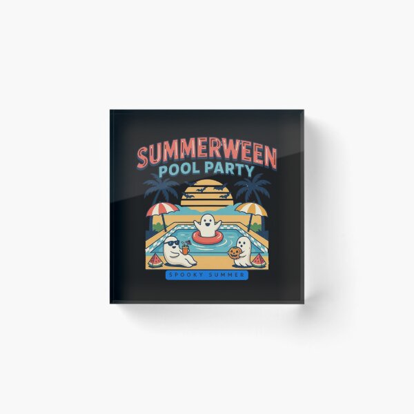 Item preview, Summerween Funny Spooky Summer Halloween Beach Vacation designed and sold by DarkRelicStudio.