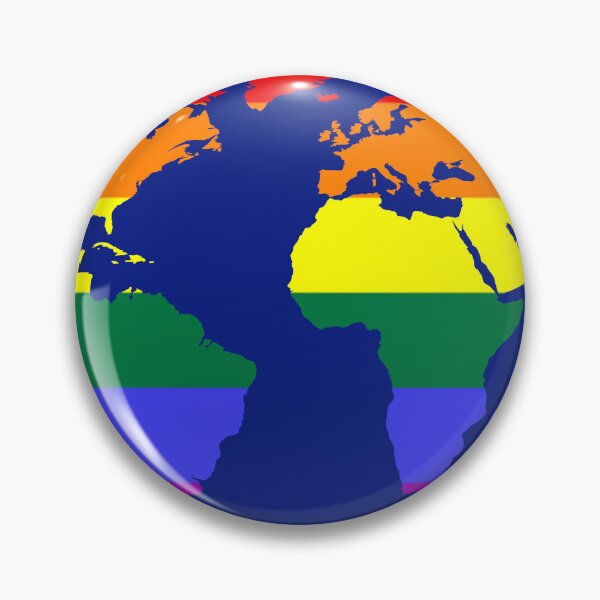 Item preview, LGBT Pride Colors Earth designed and sold by humnoo.