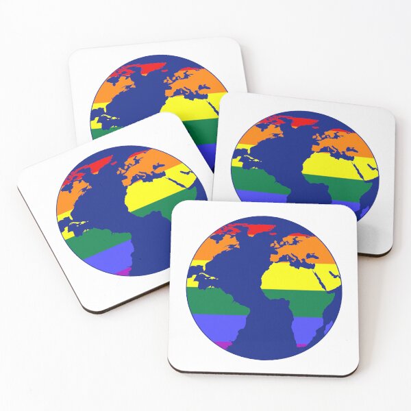 Item preview, LGBT Pride Colors Earth designed and sold by humnoo.