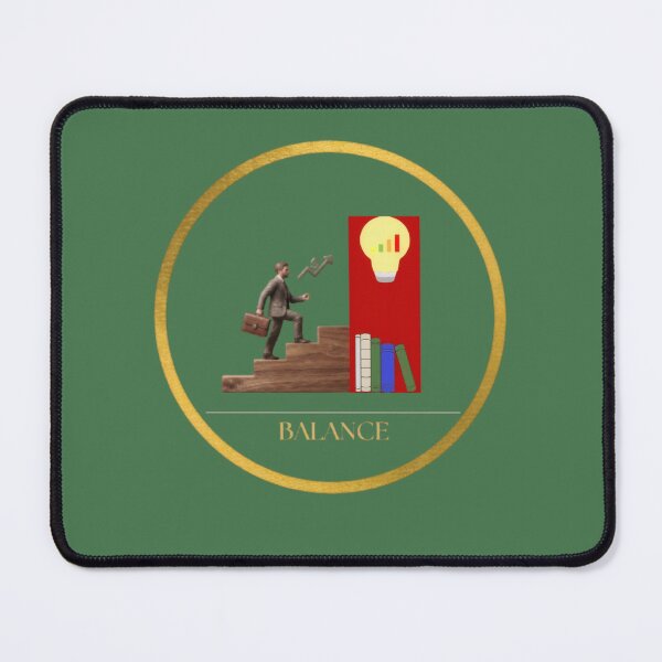 Item preview, Career Growth & Knowledge Balance Graphic Emblem designed and sold by WealthVector.