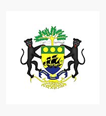 Coat of arms of Gabon Photographic Print