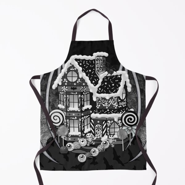 Item preview, Monochrome Gingerbread House designed and sold by Miss Lunaria.
