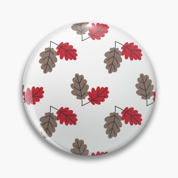 Item preview, Patrón sin costuras de hojas rojas y verdes de otoño – Diseño botánico de hojas de otoño designed and sold by BigDigital.