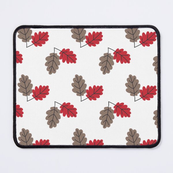 Item preview, Autumn Red and Green Leaves Seamless Pattern – Fall Botanical Leaf Design designed and sold by BigDigital.