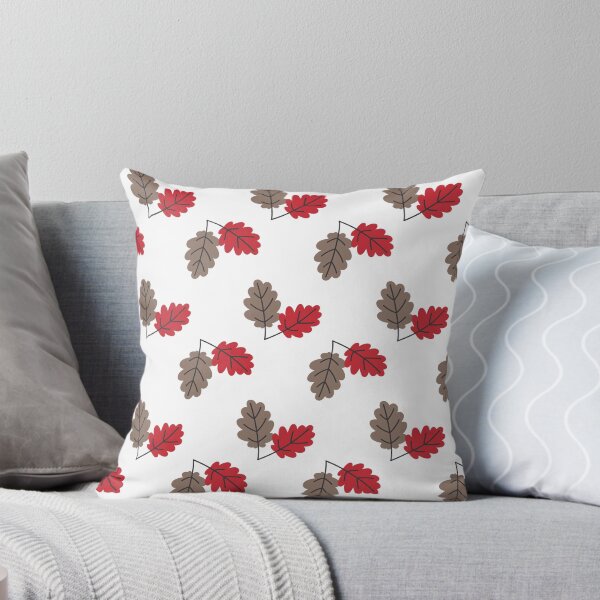 Item preview, Autumn Red and Green Leaves Seamless Pattern – Fall Botanical Leaf Design designed and sold by BigDigital.