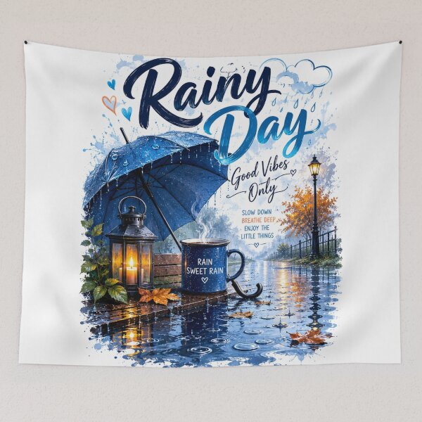 Item preview, Cozy rain and good vibes  designed and sold by urbanshop7.