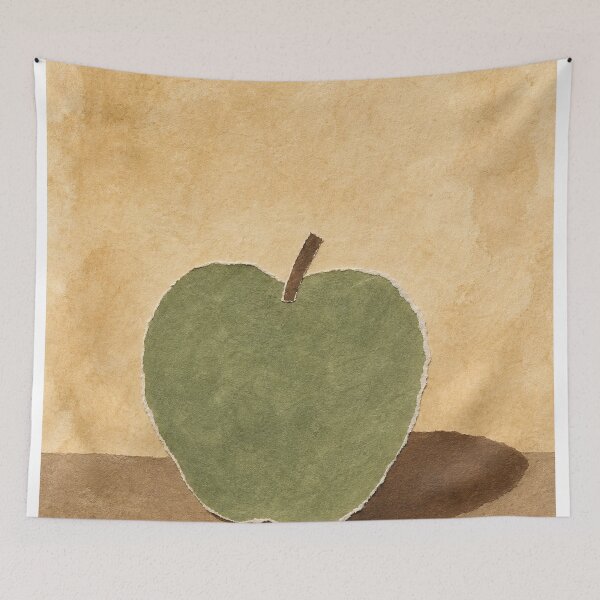 Item preview, Apple and Its Shadow Watercolour designed and sold by GoldenHourWalls.