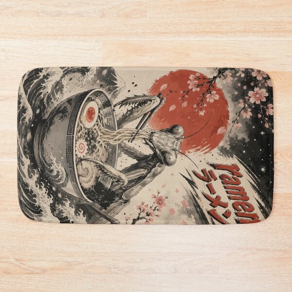 Item preview, Praying Mantis Ramen Sumie Japanese Vintage designed and sold by TomFrontierArt.