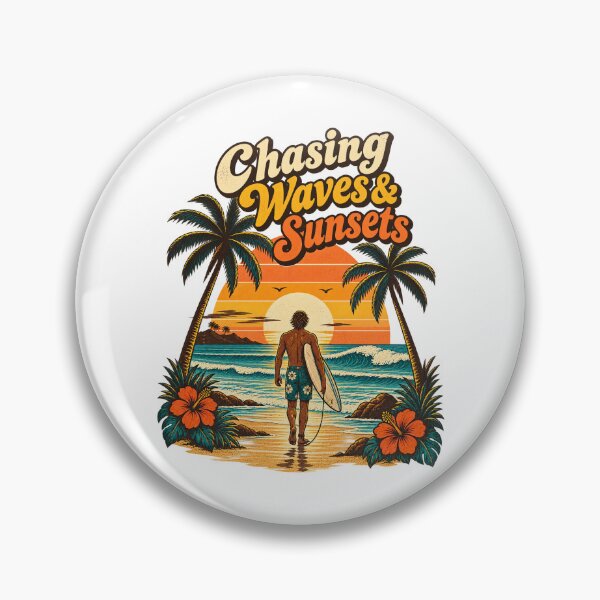 Item preview, Vintage Retro Surfer Beach Design designed and sold by urbinet.