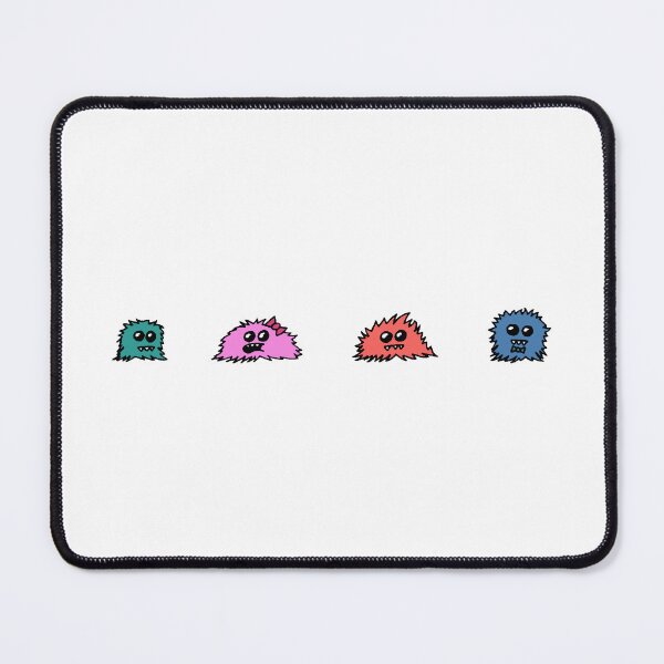 Item preview, Floofy Monsters (Arranged in a Row) designed and sold by EvilPlaid.