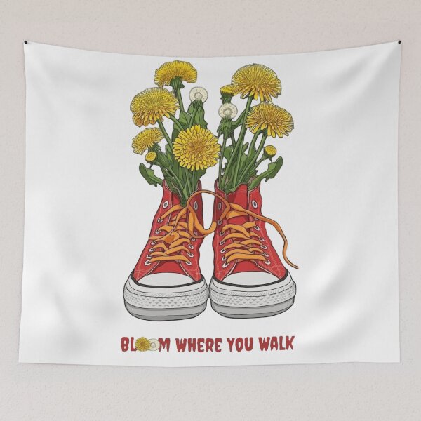 Item preview, Bloom Where You Walk - Dandelion Sneakers Graphic Design designed and sold by IvanaIka.