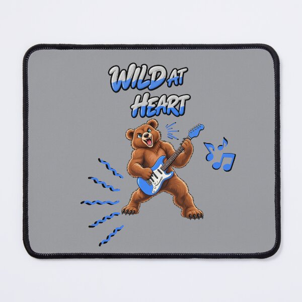 Item preview, Wild at Heart – Rock Bear Playing Electric Guitar designed and sold by Aimetoi.