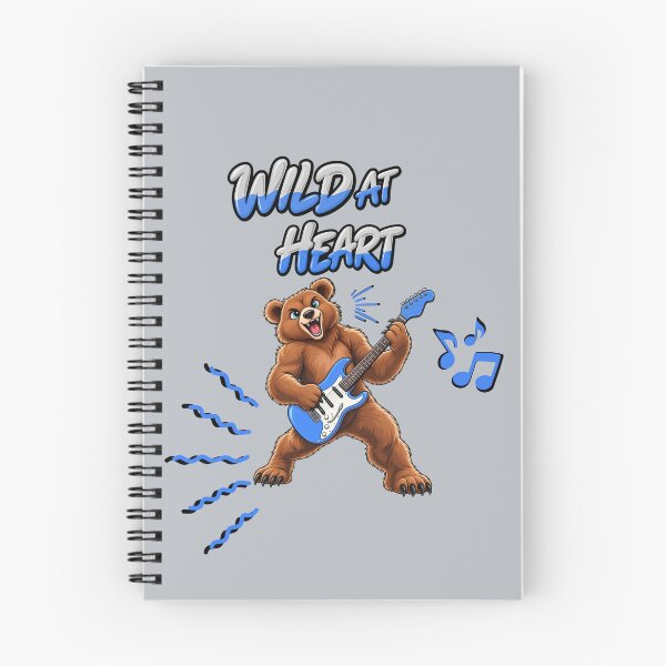 Item preview, Wild at Heart – Rock Bear Playing Electric Guitar designed and sold by Aimetoi.