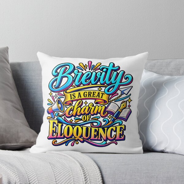 Item preview, Eloquence in Few Words designed and sold by Quote Gallery.