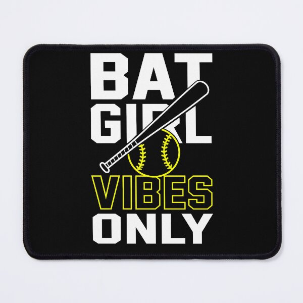 Item preview, Bat Girl Vibes Only Funny Softball designed and sold by ByDanielDesigns.