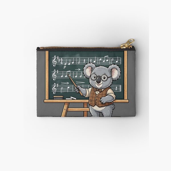 Item preview, Cute Koala Music Teacher - Funny Animal Music Class Illustration designed and sold by Wild-way Art.