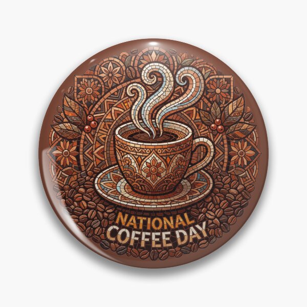Item preview, Intricate Mandala Mosaic Coffee Cup Warm Morning Vibe designed and sold by Pride Emblem Prints.