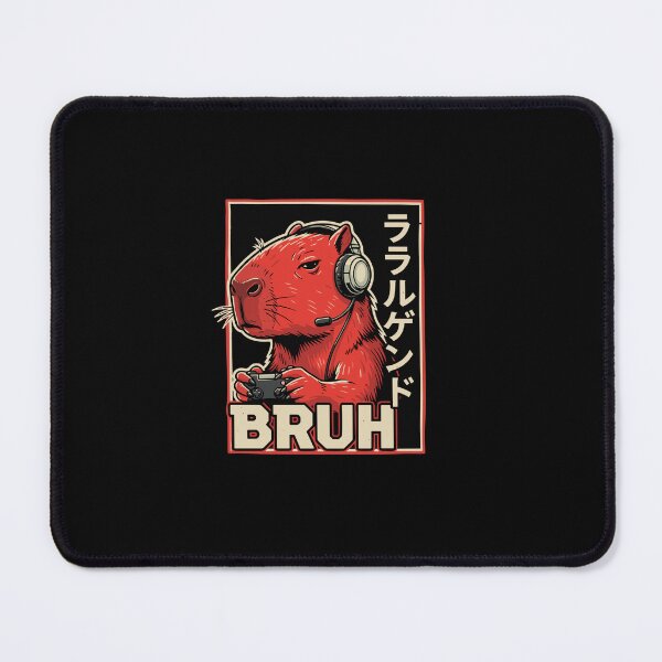Item preview, Bruh Legend Capybara Gamer Video Game Player designed and sold by PopStars1993.