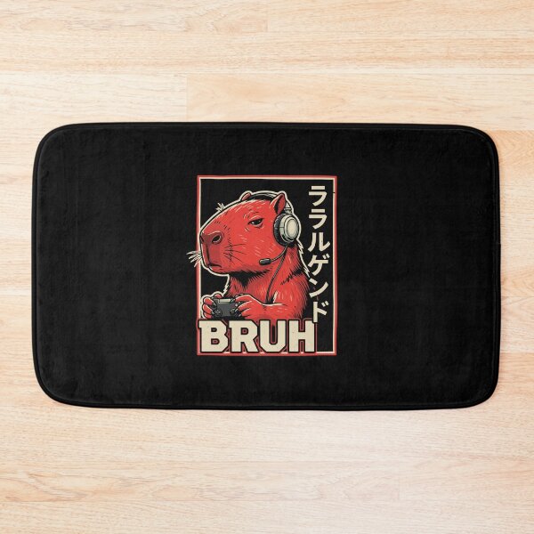 Item preview, Bruh Legend Capybara Gamer Video Game Player designed and sold by PopStars1993.