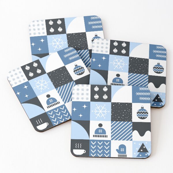 Item preview, Winter Geometric Square Pattern designed and sold by IrynaAlex.