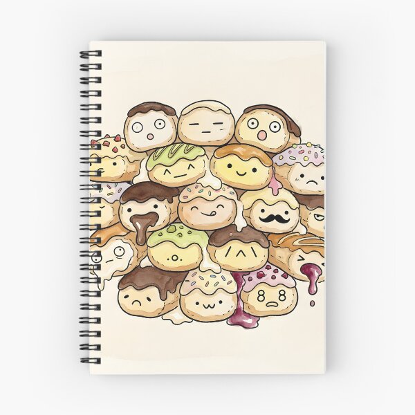 Item preview, Cute Eclair Pastry Pile Kawaii French Dessert designed and sold by DuckOddity.