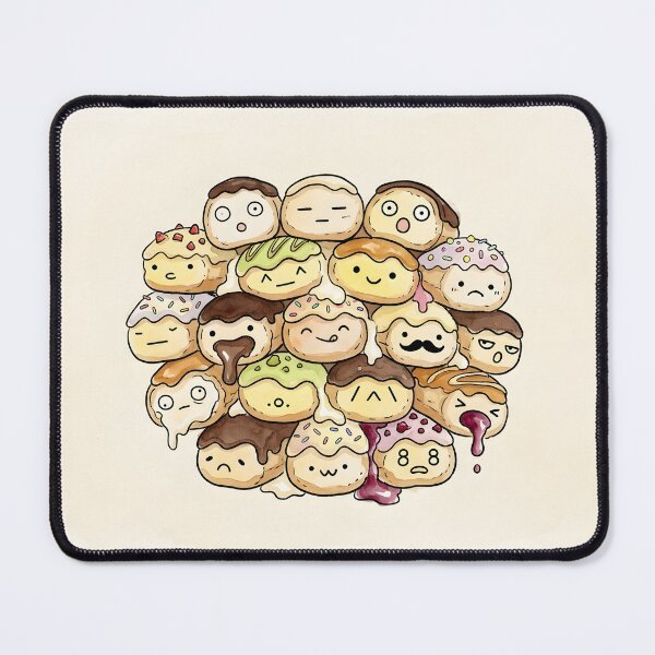 Item preview, Cute Eclair Pastry Pile Kawaii French Dessert designed and sold by DuckOddity.