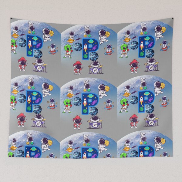 Item preview, Cute Space Astronaut Alien Galaxy Pattern designed and sold by BoldcreationsM.
