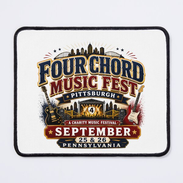 Item preview, Four Chord Music Fest Pittsburgh September Pennsylvania designed and sold by Combat Skies.