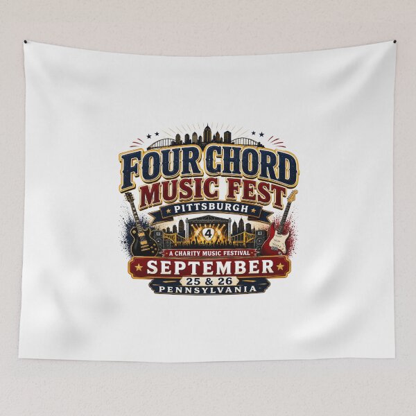 Item preview, Four Chord Music Fest Pittsburgh September Pennsylvania designed and sold by IRON WINGS /USAF.