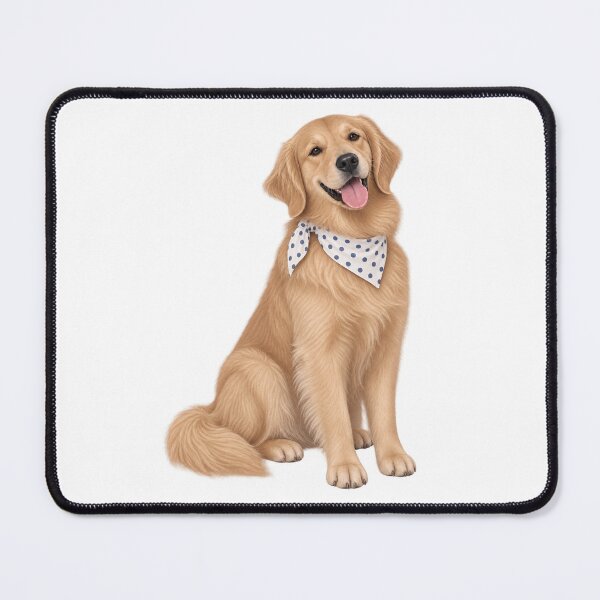 Item preview, Dog with Polka Dots Scarf designed and sold by NoSecchance.