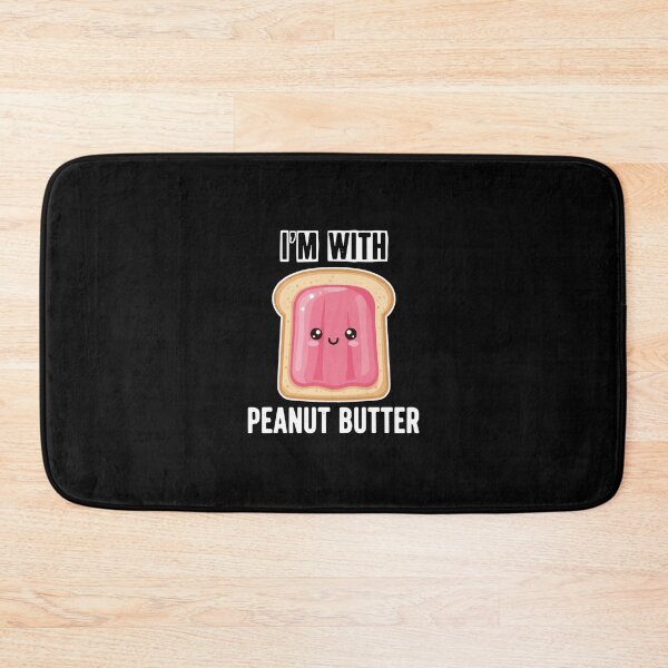 Item preview, I'm With Peanut Butter PBJ Foodie Couple designed and sold by PopStars1993.