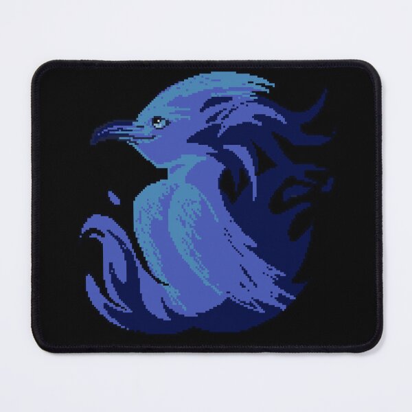 Item preview, phoenix pixel art - blue designed and sold by SulPixelart.