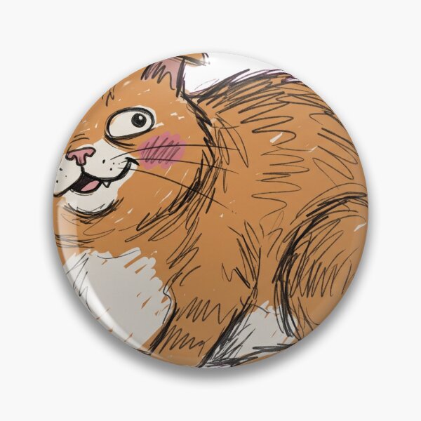 Item preview, Certified Ugly Cute Derpy Cat Doodle Illustration designed and sold by Ninjacatoff.