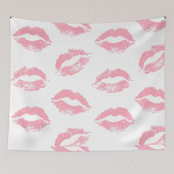 Item preview, Pink lips designed and sold by StuffNrandomtings.