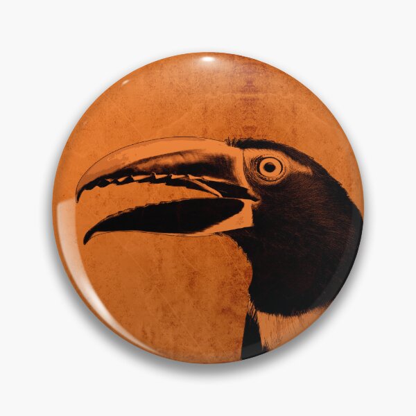 Item preview, Orange Aracari Toucan with Open Serrated Bill designed and sold by Ghoul Enterprises.