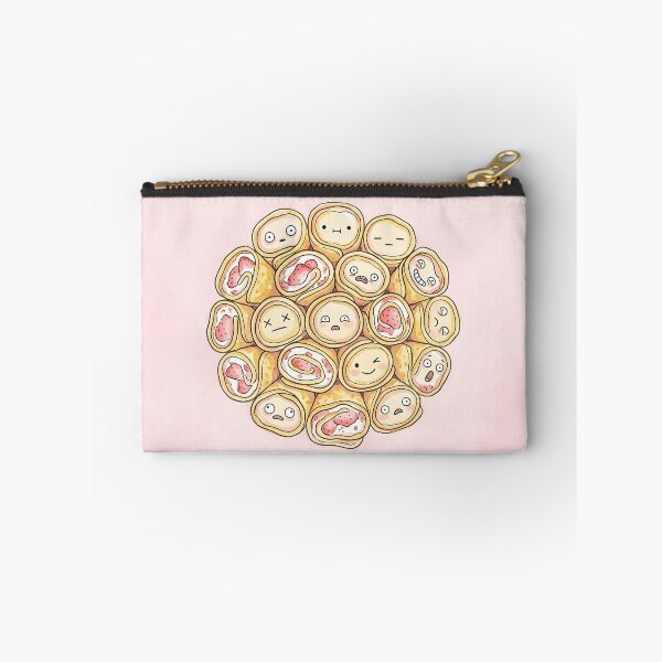 Item preview, Cute Strawberry Crepe Rolls Kawaii Dessert Patterncrepe designed and sold by DuckOddity.