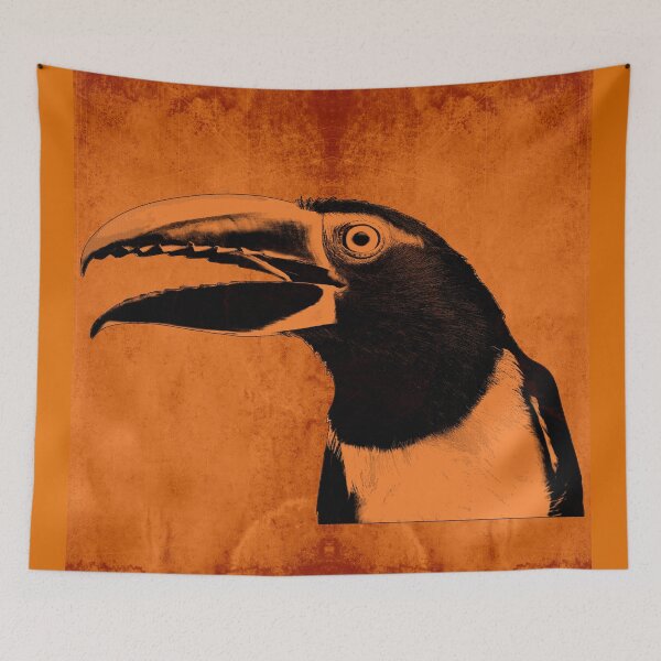 Item preview, Orange Aracari Toucan with Open Serrated Bill designed and sold by Ghoul Enterprises.