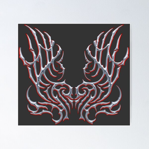 Item preview, Tribal Antler Crest designed and sold by JFOdesign.