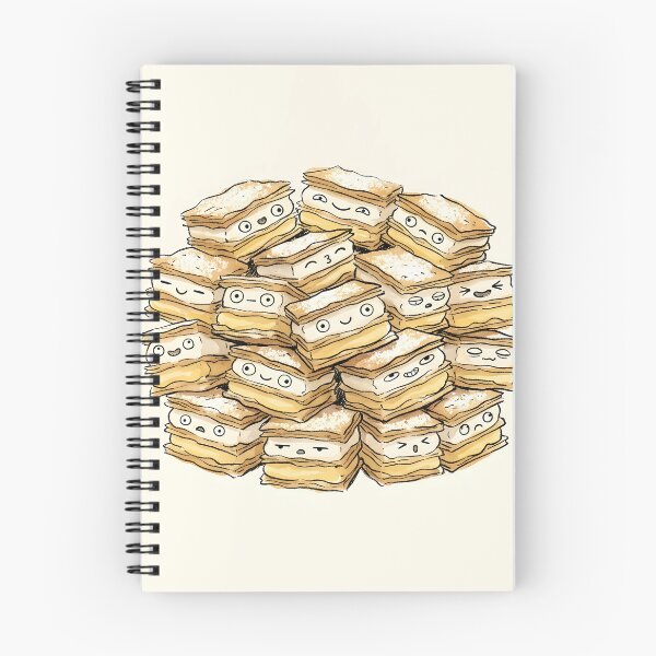 Item preview, Cute Mille Feuille Pastry Kawaii Layered Cake designed and sold by DuckOddity.
