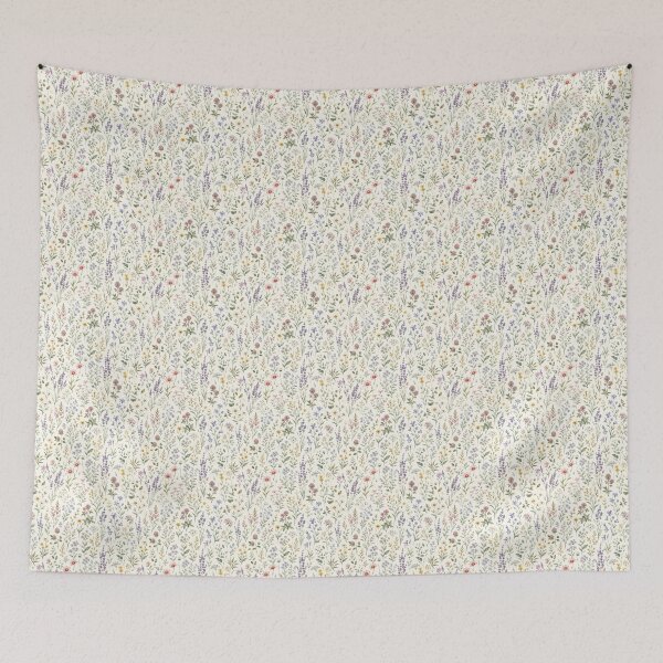 Item preview, Retro Flower Meadow designed and sold by Bertas Shop.