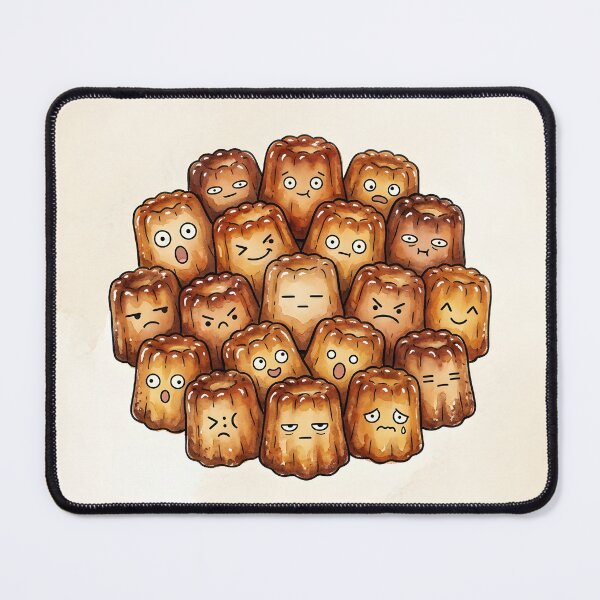 Item preview, Cute Cannele Pastry Pile Kawaii French Bakery designed and sold by DuckOddity.