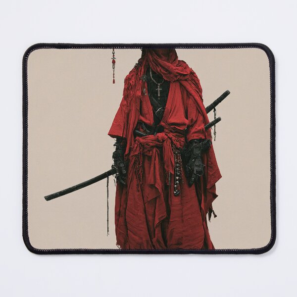 Item preview, Crimson Shadow Warrior Stands Guard designed and sold by Venon28.