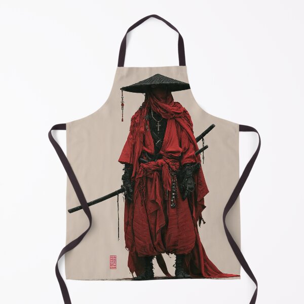 Item preview, Crimson Shadow Warrior Stands Guard designed and sold by Venon28.