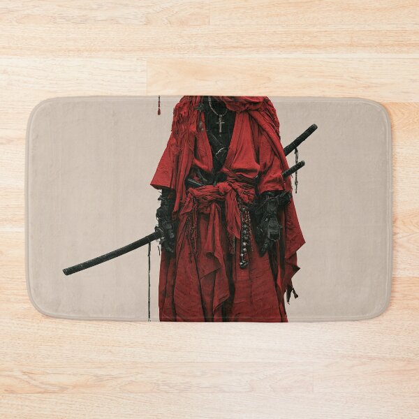 Item preview, Crimson Shadow Warrior Stands Guard designed and sold by Venon28.