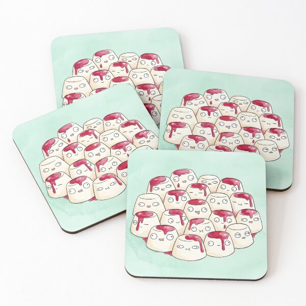Item preview, Cute Panna Cotta Dessert Kawaii Italian Food designed and sold by DuckOddity.