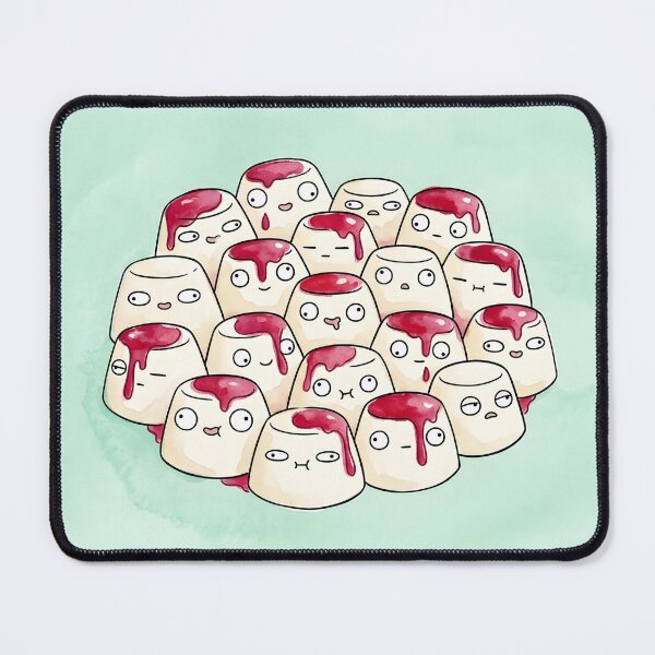 Item preview, Cute Panna Cotta Dessert Kawaii Italian Food designed and sold by DuckOddity.
