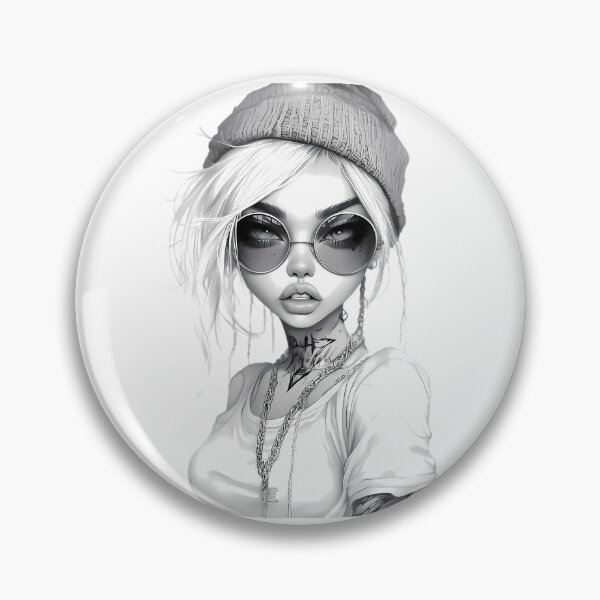 Item preview, Metalhead Girl Rock Spirit designed and sold by Retro Whimsy.